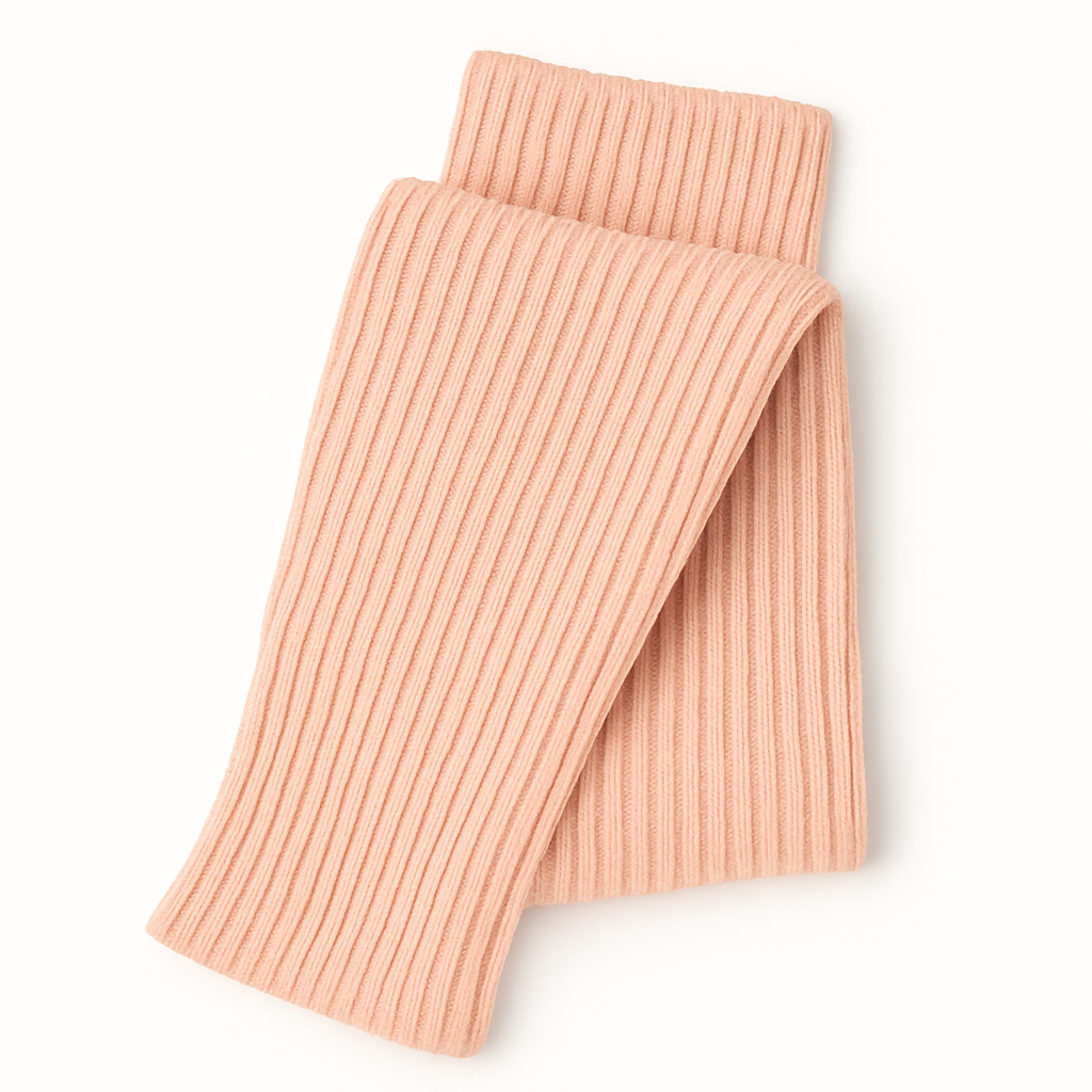 Blush Pink Ribbed Ballet Leg Warmers | Over/Under Heel | Balletcore Dance Accessory