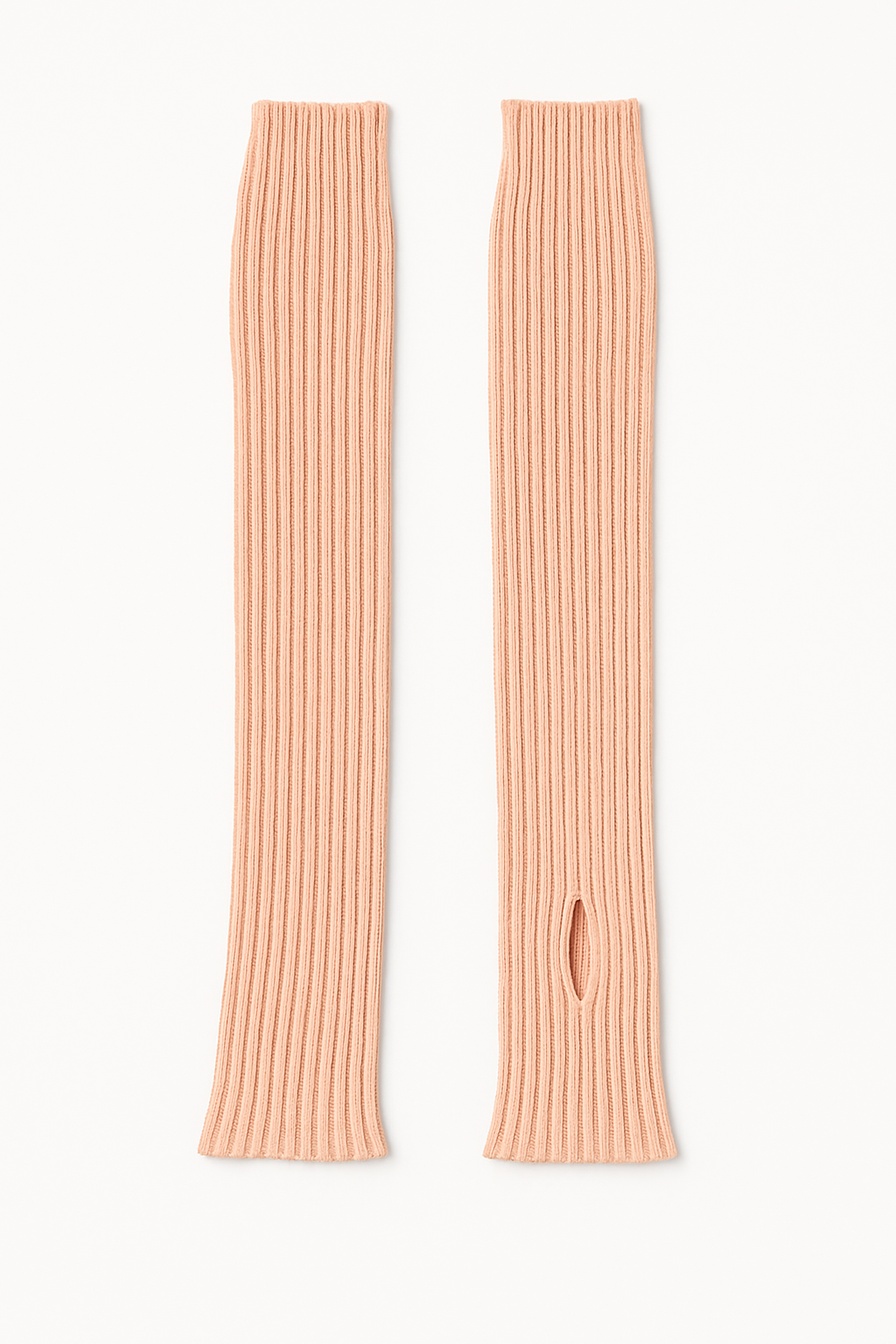 Blush Pink Ribbed Ballet Leg Warmers | Over/Under Heel | Balletcore Dance Accessory